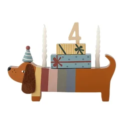 Décoration Charlie Birthday 28 cm, Brown-multi