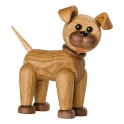 Décoration chien Happy, Chêne