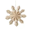 Décoration de Noël Snowflake natural, Ø30 cm