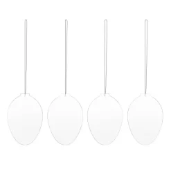 Décoration de Pâques Easter Deco œuf Lot de 4, White