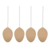 Décoration de Pâques Easter Deco œuf Lot de 4, White