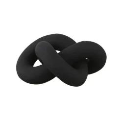 Décoration Knot Table Large, Black