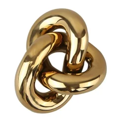 Décoration Knot Table Small, Light Gold