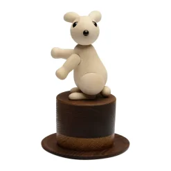 Décoration lapin The Magic Hat 9,5 cm, Érable