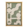 Décoration murale Longton 45x65 cm, Green