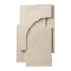 Décoration murale Serif Relief M, Off white