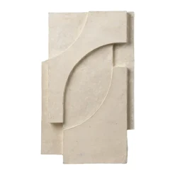 Décoration murale Serif Relief M, Off white