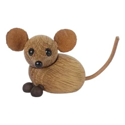 Décoration souris The Country Mouse, Chêne