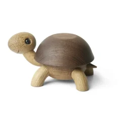 Décoration tortue Speedy 4 cm, Chêne-cendre