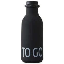 Design Letters bouteille TO GO, noir