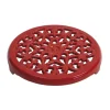 Dessous de plat en fonte Lilly Ø 23 cm, Cerise