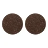 Dessous de plat en liège Dante Lot de 2, Marron