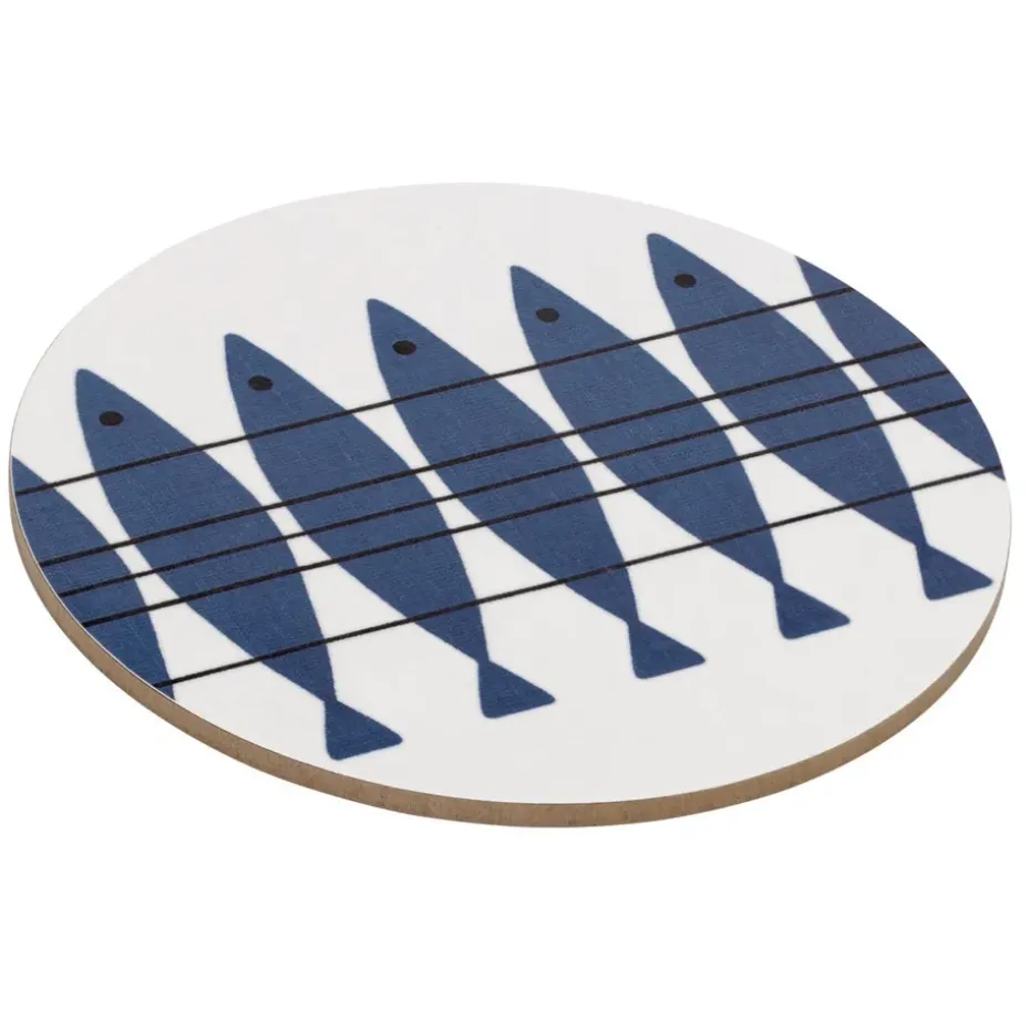 Dessous de plat Hareng, bleu