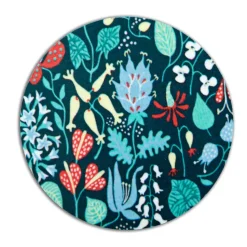 Dessous de plat Herbarium bleu, Ø 21 cm