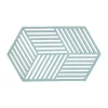 Dessous de plat Hexagon grand, Fog blue