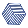 Dessous de plat Hexagon, Indigo