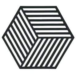 Dessous de plat Hexagon, noir