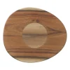 Dessous de plat magnétique Raw 15x17,5 cm, Teck