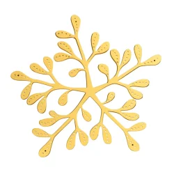 Dessous de plat Mistletoe Ø20 cm, Laiton