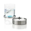 Dessous de verre AJ, acier inoxydable