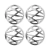 Dessous de verre City Lot de 4, Acier inoxydable
