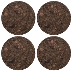 Dessous de verre Cork Lot de 4, Smoked