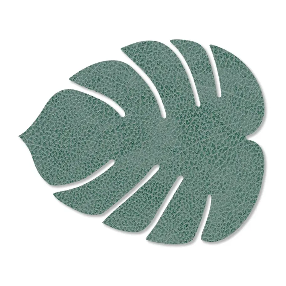 Dessous de verre Monstera Leaf Hippo, Vert pastel