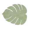 Dessous de verre Monstera Leaf Hippo, Vert olive