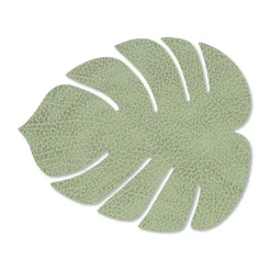 Dessous de verre Monstera Leaf Hippo, Vert olive
