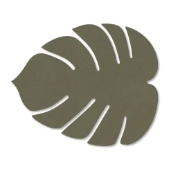 Dessous de verre Monstera Leaf Nupo, Vert armée