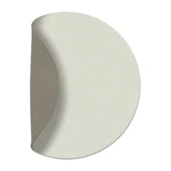 Dessous de verre Nupo circle réversible 1 pièce, Linen-Flint Grey