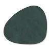 Dessous de verre Nupo curve, vert foncé