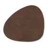 Dessous de verre Nupo curve, brun foncé