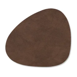 Dessous de verre Nupo curve, brun foncé