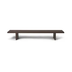 display table Table d'appoint Kona, Dark stained oak veneer