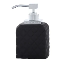 Distributeur de savon Portia, Noir-argent