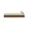 Divan Mass 200x75x51 cm, Karakorum ivory 001-walnut