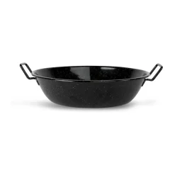 Doris wok émaillé moyen Ø31.5 cm, Noir