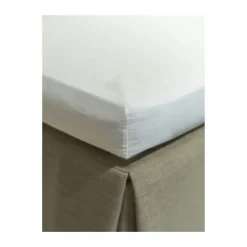 Drap housse Satina EKO, Blanc, 180x200 cm