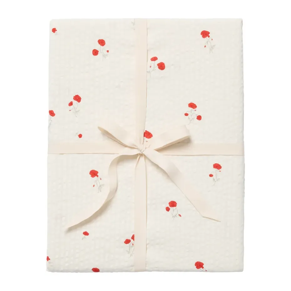 Drap-housse Poppy Seersucker, 90x200x30 cm