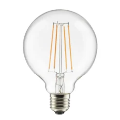E27 LED glob 100 intensité réglable en 3 seuils, Transparent