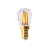 Elect LED filament poire E14, Transparent