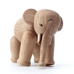 Eléphant Kay Bojesen petit, chêne