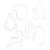 Emporte pièces de Noël Nordwik, 6 pièces, Acier inoxydable