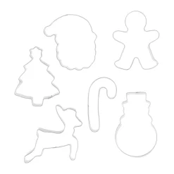 Emporte pièces de Noël Nordwik, 6 pièces, Acier inoxydable
