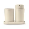 Ensemble d'accessoires pour la salle de bain ReNew de Brabantia 3 pièces, Beige Doux