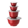 Ensemble de bols Margrethe, lot de 4, Rouge