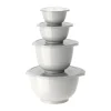 Ensemble de bols Margrethe, lot de 4, Blanc