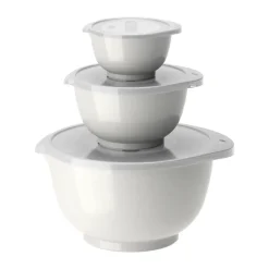 Ensemble de bols Margrethe, lot de 3, Blanc