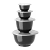 Ensemble de bols Margrethe, lot de 4, Noir